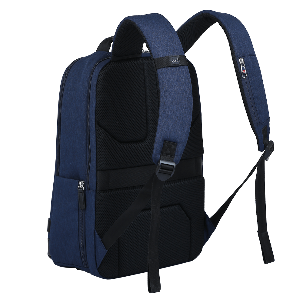 Balo laptop Sakos Matura xanh dương