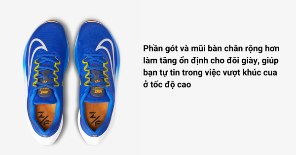 Giày Chạy bộ Zoom Fly 5 ổn định hơn